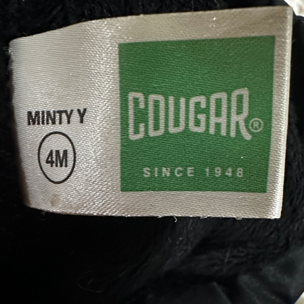 COUGAR 90’s Retro Women’s/ Girls Minty 6 Black/ Gunmetal Winter Boots Sz 4 - Picture 7 of 8